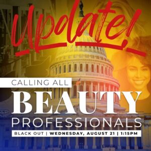 Beauty school Collectiv Academy posted the call to rally on Instagram.