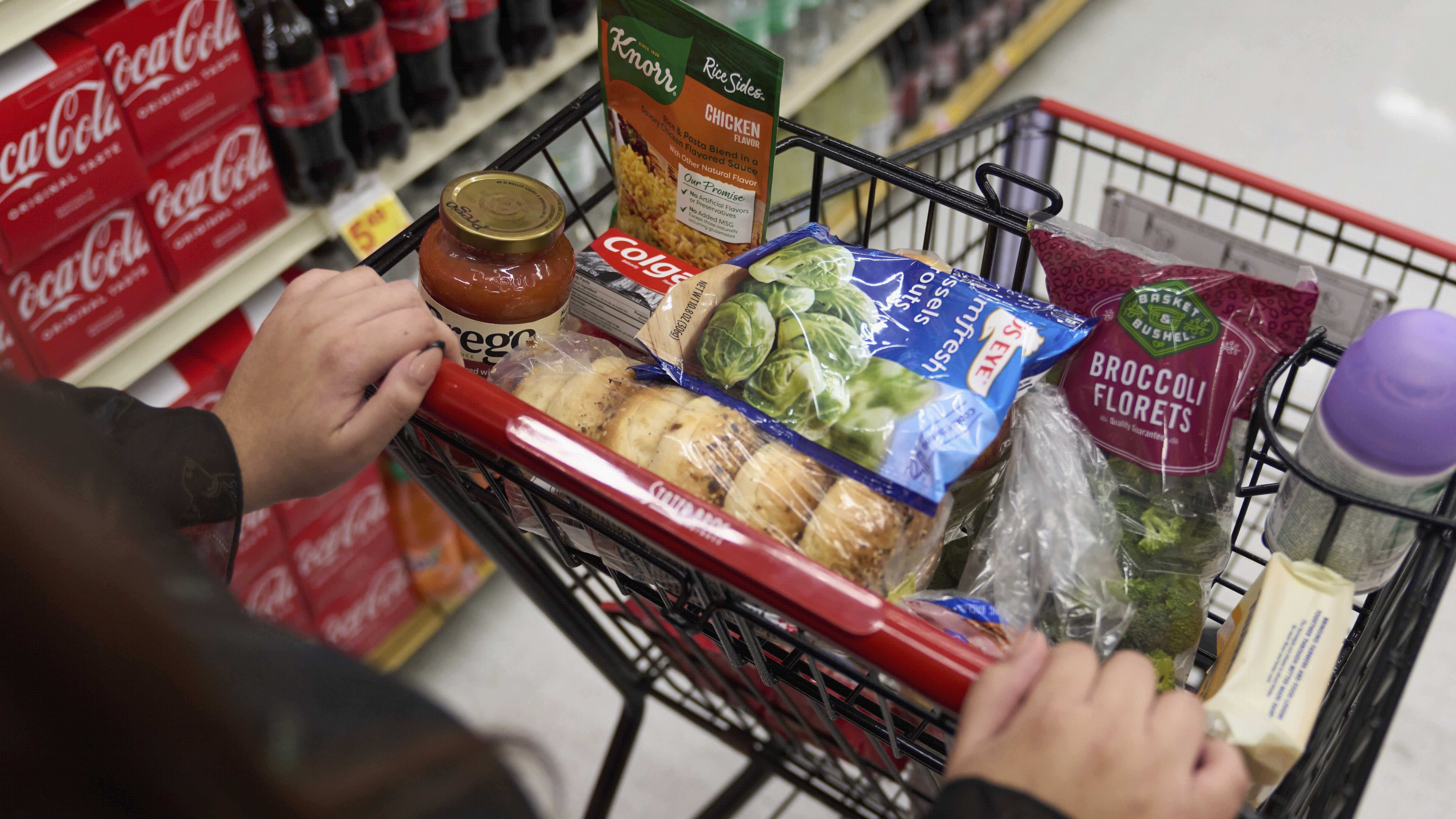 grocery store cart...